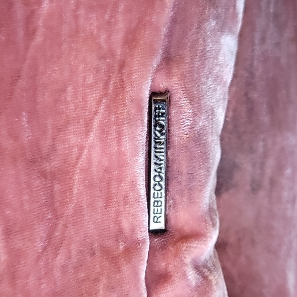 Rebecca Minkoff Mini JULIAN Velvet Backpack - Picture 7 of 9